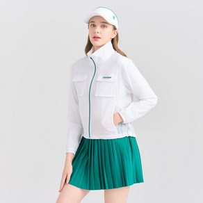 클리브랜드[NC강남] S/S 초초경량 봄부터 여름까지 입는 나일론스판 허리스트링 여성 풀집 바람막이 골프점퍼