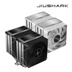 지우샥 JIUSHARK JF200MINI Cystal CPU쿨러 (정품) 당일발송, 블랙, 1개