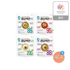 청정원 콩담백면 비빔국수, 4개, 380g