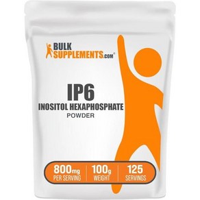 BulkSupplements.com 이노시톨 6인산 파우더 - IP6 면역 지원 혈액 부스, 1개, 없음