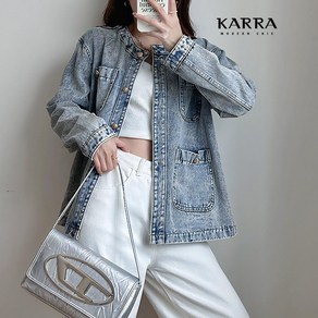 카라 KARRA 오버핏라운드데님자켓 A4S0710