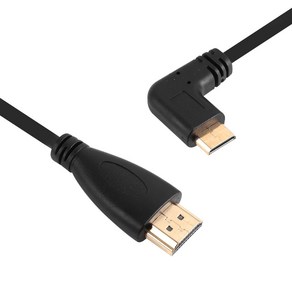 컴스 미니 HDMI 스프링 케이블 mini HDMI 꺾임 NE773, 1개