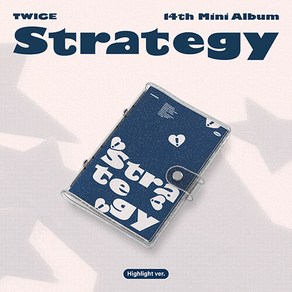 [Highlight ve.] 트와이스 미니 14집 STRATEGY / 커버+포토카드+CD봉투+폴라로이드포토카드+스티커팩+가사지&봉투