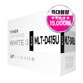 삼성 MLT-D415U 재생 호환 토너, 1개, 검정