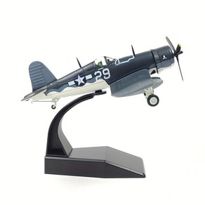 1/72 스케일 F4U 콜세어 전투기 모형 빈티지 전투기 금속 다이캐스트 비행기 군용 전시용 비행기 수집품 또는 선물