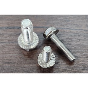 스텐304 후렌지볼트 플랜지볼트 와샤붙이 육각볼트 M6x15mm(10개), 10개