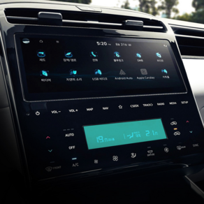 (윤부샵) 현대 디 올 뉴 투싼 NX4 센터페시아 디스플레이 LCD 공조기 TPH 액정보호필름