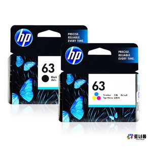 HP정품잉크 믿을수있는 HP63 정품세트 F6U62AA 잉크 HP2130 HP2132 HP2131 HP4650, HP63 F6U62AA 검정/정품, 1개