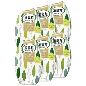 탈취력 [묶음 구매] 현관 거실 방용 놓는형 북유럽 핀란드 리프 400mL × 6개 방의 탈취력 방 침실 탈취제 탈취 방향제, 1개