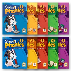 [3/E] 스마트 파닉스 Smat Phonics (SB+WB) 1-5번 -전10권 세트 이퓨쳐, 스마트 파닉스 1-5 SB+WB 세트 (전10권)