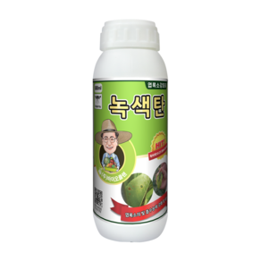 녹색탄 500ml 엽록소강화 광합성 증가제 갈반병 천공병 빠른 회복 유기산 액비, 1개