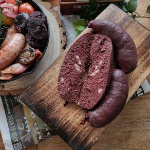 [살루메리아] 영국식 선지 소시지 블랙 푸딩(Black Pudding) 수제 소시지 200~250g 잉글리쉬 브렉퍼스트 영국 조식 브런치