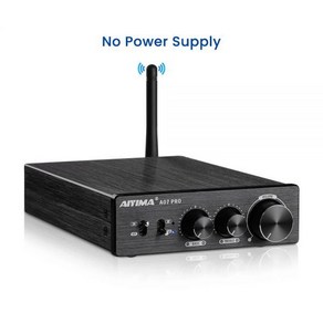 블루투스 엠프 AIYIMA TPA3255 파워 앰프 A07 PRO 오디오 2.0 스테레오 스피커 HiFi Amplificado Amp 300Wx2, Only A07 PRO, 1개