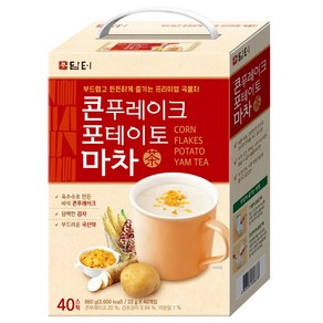 담터 콘푸레이크 포테이토마차 40T, 80스틱, 40개입