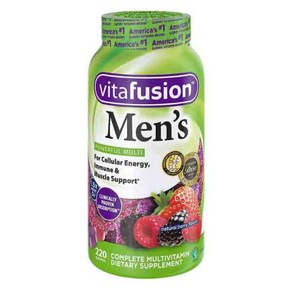 비타퓨전 맨 멀티비타민 구미 220개 (Vitafusion Men's Multivitamin Gummies (220 ct.), 1개, 220정