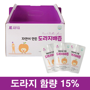 자연식품 자연이 만든 도라지배즙 파우치, 30개, 100ml