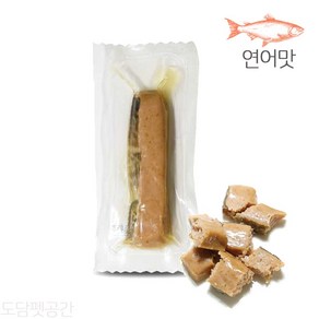 테비 고양이 연어 스틱 통살 20g 개별포장 촉촉한 간식, 1개