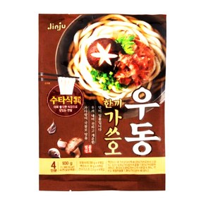 진주 한끼 가쓰오 우동 930g(4인분)x3개 무료배송/간편식 야식 간식 분식, 3개, 930g