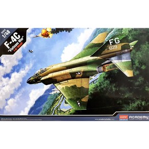 아카데미과학 1/48 미공군 F-4C 팬텀II 베트남전 12294, 1개