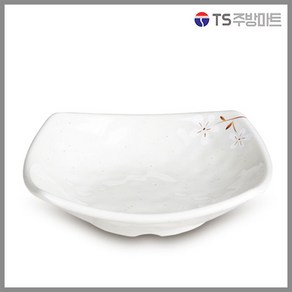 [돌산멜라민] 안개꽃연마블 사각찬사라(DS-6510 DS-6511 DS-6512 DS-6513) - 찬기 구프 쿠프 (업소용그릇 멜라민그릇 예쁜그릇 식당접시 멜라민볼 멜라민찬기)