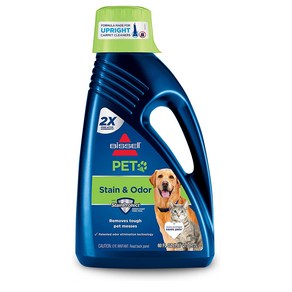 Bissell 2X Pet Stain Odo 비쎌 펫 냄새 얼룩 클리너 1.77L, 1개