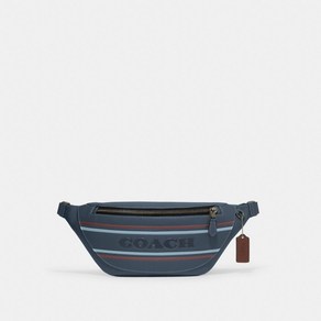 코치 코치 스트라이프 워렌 벨트 백 CH000 QBDEI Waen Belt Bag With Stipe