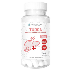 테라폼 TUDCA 타우로르소데옥시콜산 500mg 60베지캡슐 TERRAFORM 투드카, 비건, 성인남녀공용, 알약/캡슐, 1개, 60정