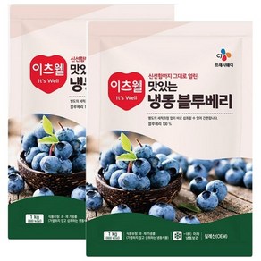 CJ 이츠웰 냉동 블루베리 1kg+1kg, 2개