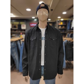 리바이스 무료배송!! 데님의 계절이 돌아왔다!! 데님 셔츠는 리바이스!! 깔끔한 블랙컬러의 LEVI'S 클래식 웨스턴 셔츠[NC불광]857442