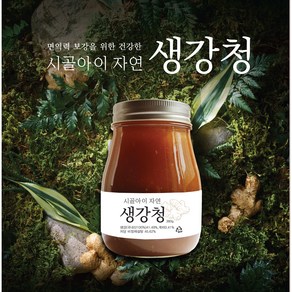 생강청 서산 생강 자궁에 좋은 차 진저 라떼 돌 결혼식 답례품 선물세트 380g, 1개