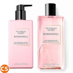 [ VICTORIAS SECRET 미국직배송 ] 빅토리아시크릿 밤쉘 바디로션 바디미스트 세트 BODY LITON MIST 250ML SET, 250g, 2개