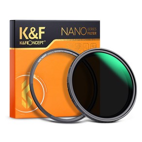 K&F CONCEPT Nano-X 슬림 고화질 X자없는 마그네틱 가변필터 ND8-128