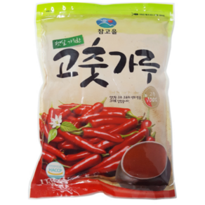 순한 맛 고춧 가루 1KG 김치용 참고을, 1개