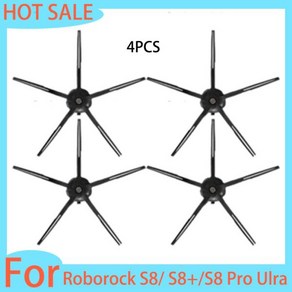 호환 로보락 S8 프로 울트라 예비 부품 DuoRolle 메인 사이드 브러쉬 천 HEPA 필터 더스트백 먼지봉투, 1개, 19 4pcs25