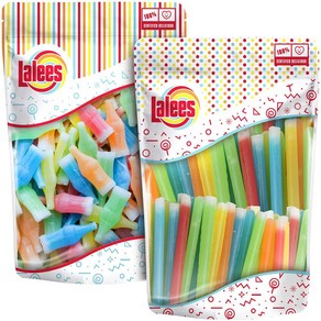 340g 2개세트 닉클립 왁스병 캔디스틱 젤리 Nik L Nip Candy Wax Bottles Wax Sticks, 1세트