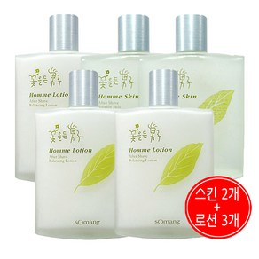 1+1+1+1+1 꽃을든남자 옴므 로션 140ml (3개) + 스킨 140ml (2개) 이모션, 1개