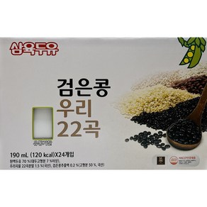 삼육두유 검은콩 우리 22곡, 30개, 190ml