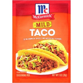 맥코믹 타코 시즈닝 오리지날 28g McCormick Mild Taco Seasoning 28g