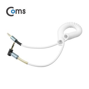 (COMS) AUX 케이블(3극/꺽임형) 스프링 35-50cm/BB379 BB379, 1개