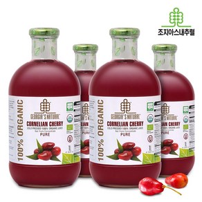 조지아스내추럴 유기농산수유 1 000ml 착즙 진액