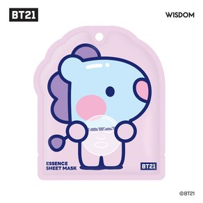 BT21 미니니 에센스 시트 마스크팩 망, 1개, 1개입