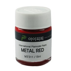 IPP 메탈릭도료 MT311 메탈 레드, 1개