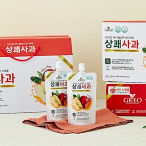 초록다한 상쾌사과 /장건강을 위한 충주과일착즙, 10개, 120ml