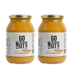 GO NUTS 고넛츠 땅콩 버터 스프레드 엑스트라 크런치 270g x2, 2개