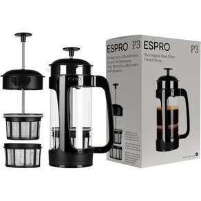 ESPRO P3 프렌치 프레스 18온스 블랙…