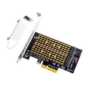 H1111Z 카드 PCIE-M2/M.2 어댑터 SATA 사타 M.2 SSD PCIE NVME/M2 M2-SATA 사타 PCI-E M 키 + B