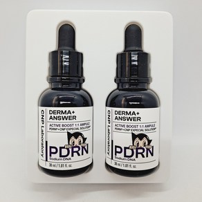 차앤박 PDRN 앰플 더마앤서 액티브 부스트 더블 수분장벽 피부탄력, 30ml, 1개