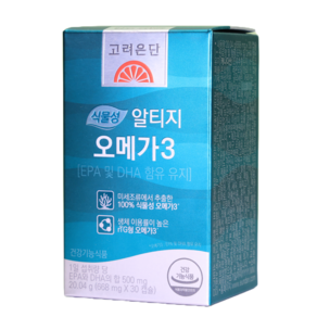 고려은단 식물성 알티지 오메가3 688mg x 30캡슐, 1개, 30정