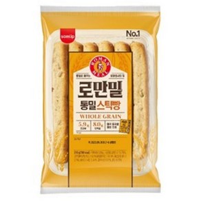 [JH삼립]로만밀 통밀 스틱빵 6개입(210g) 4봉, 24개, 210g