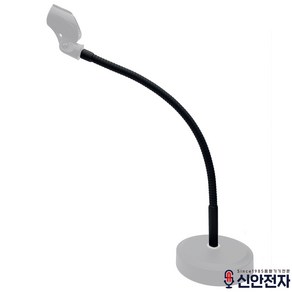 국산 50cm 블랙 마이크 자바라 탁상 스탠드 거치대, 1개